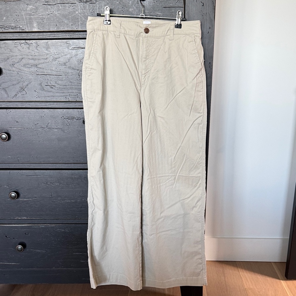 GAP Khaki Wide Leg Pants